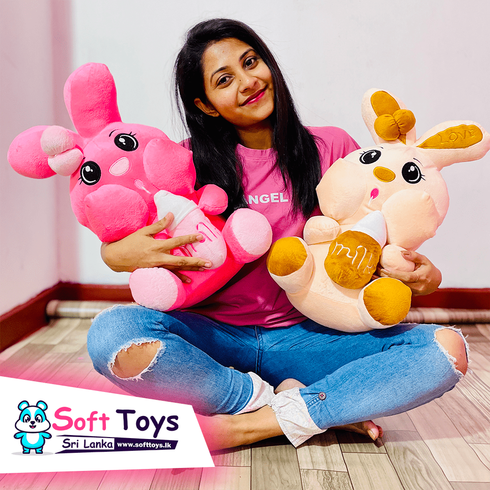 45cm Bunny Soft Plush Toy - Adorable & Cuddly Rabbit for Kids & Adults